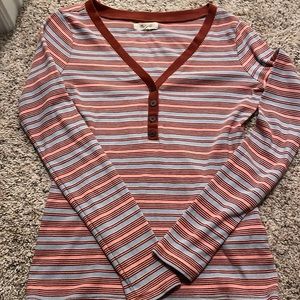 Madewell striped Henley - women’s small